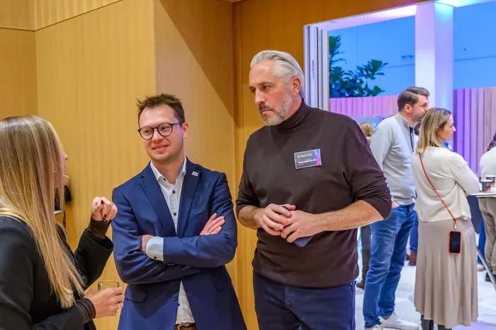 Austausch in der Pause